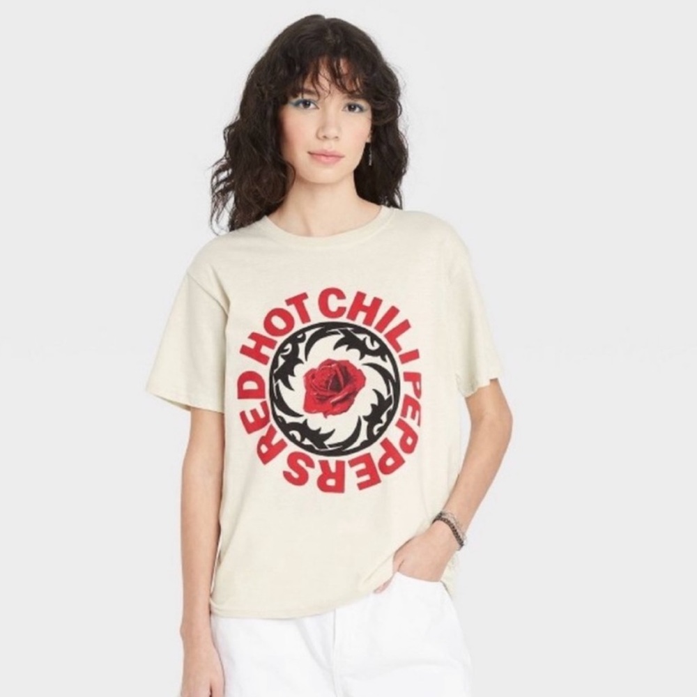 NWOT Red Hot Chili Peppers Short Sleeve T Shirt